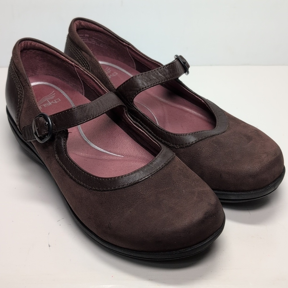 Dansko Misty Nappa MaryJane wedge shoes women's size 8.5 - 9 EU 39 - Picture 2 of 16